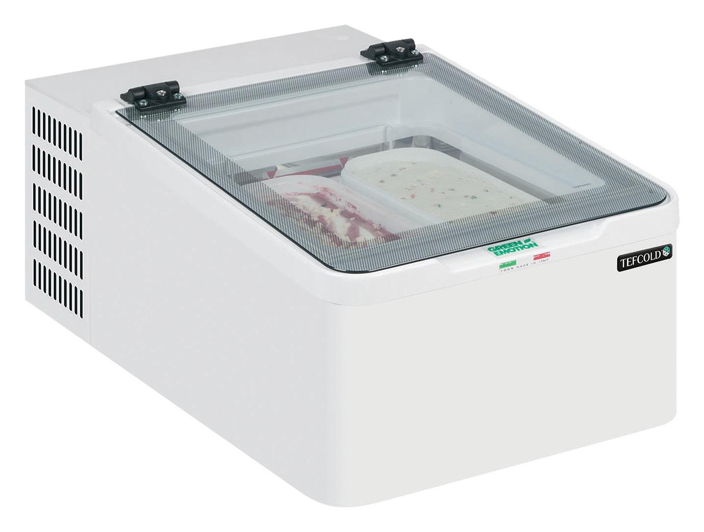 Vitrine de comptoir pour glace blanche négative 20 litres - ICE2 - Tefcold en cuisine professionnelle