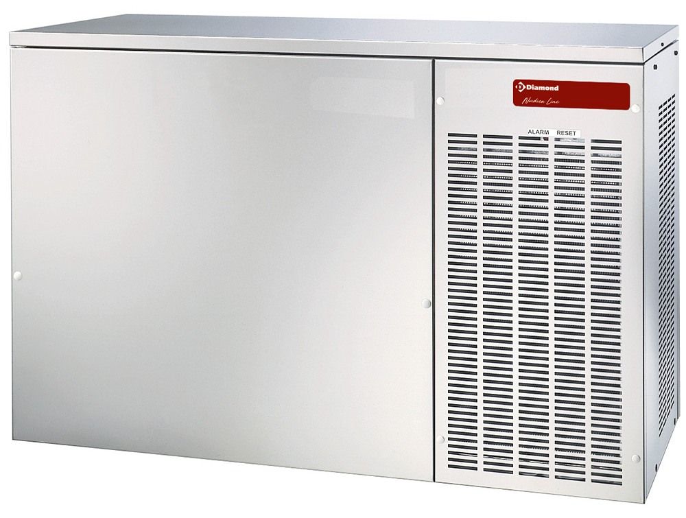 Tête de production professionnelle glaçons pleins 18 g 300 kg/24h sans réserve - ICE300MA - Diamond