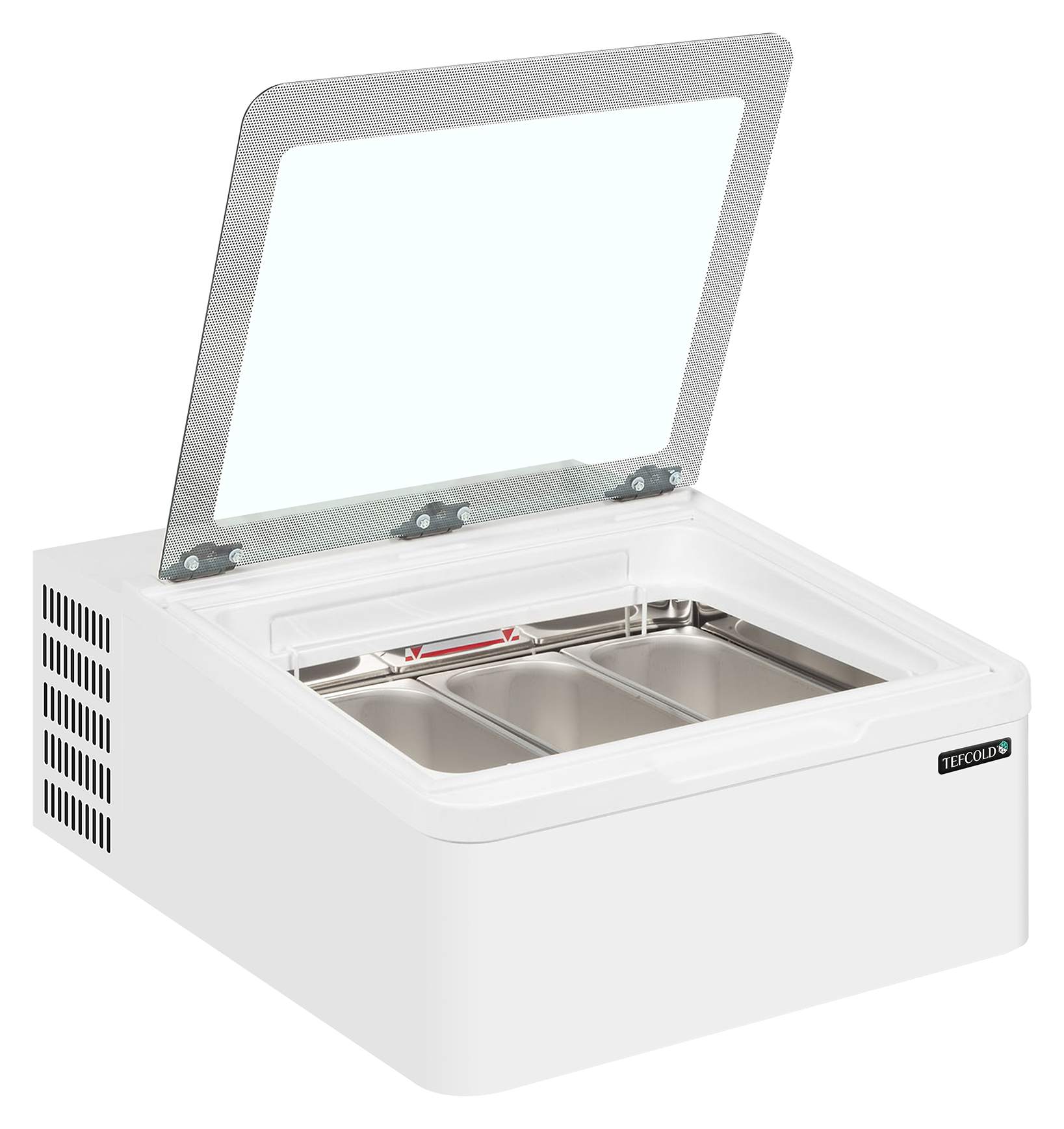Vitrine comptoir professionnelle blanche négative 29 litres - ICE3 - Tefcold