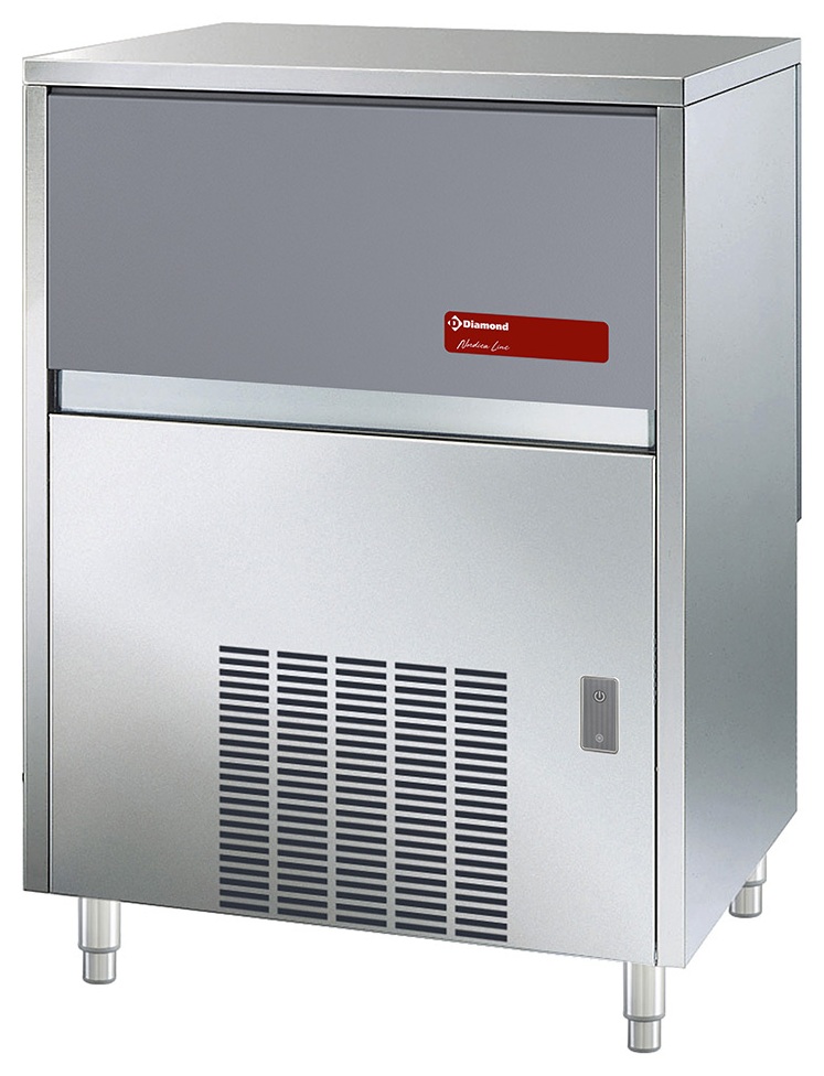 Machine à glaçons professionnelle pleins 18 g réserve 40 kg production 67 kg/24h - ICE70A-R2 - Diamond