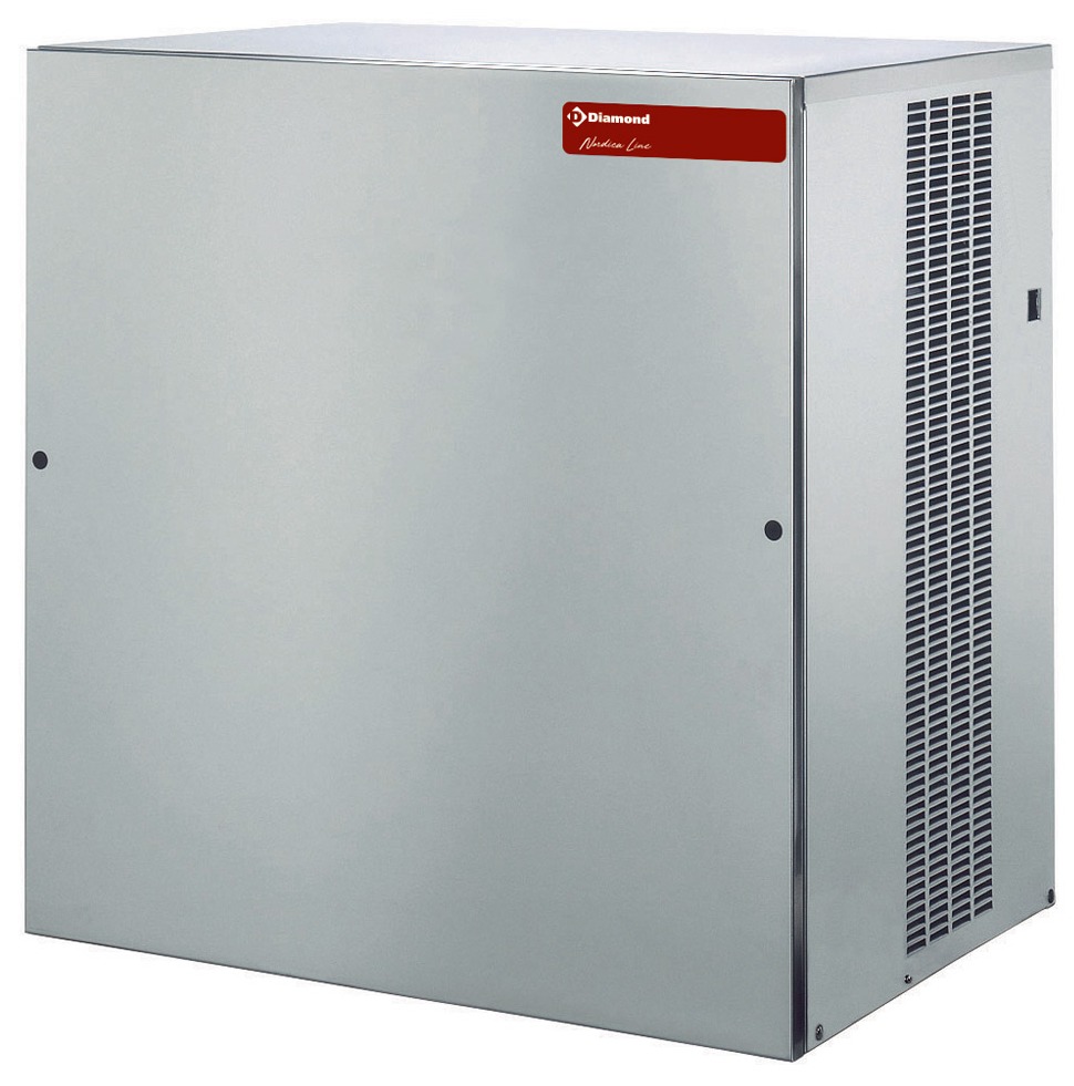 Tête de production professionnelle glaçons plats 7 g 200 kg/24h sans réserve - ICEV500A - Diamond