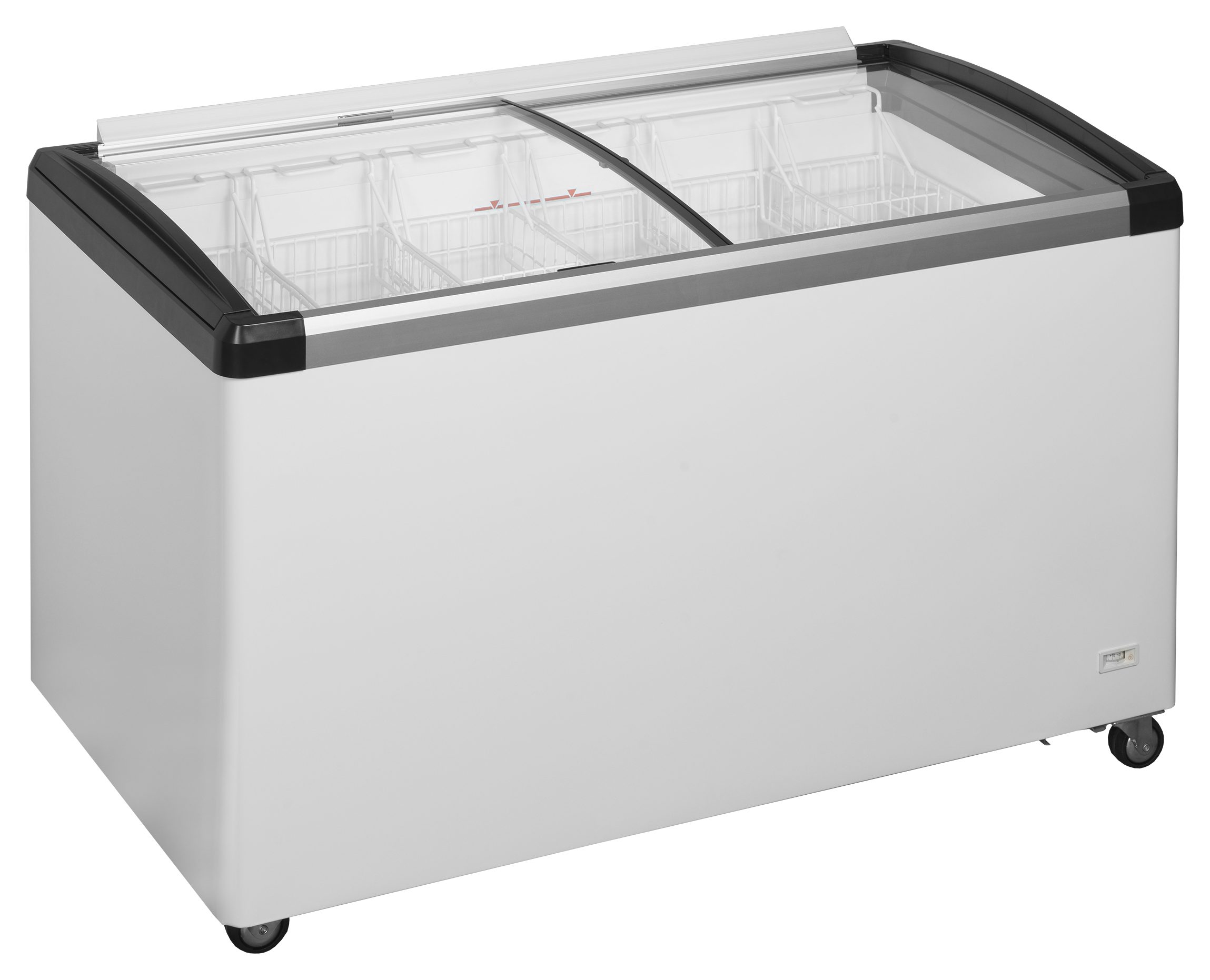Congélateur à glace professionnel 312 litres négatif 4 roulettes avec freins - IDB400-W1 - Tefcold