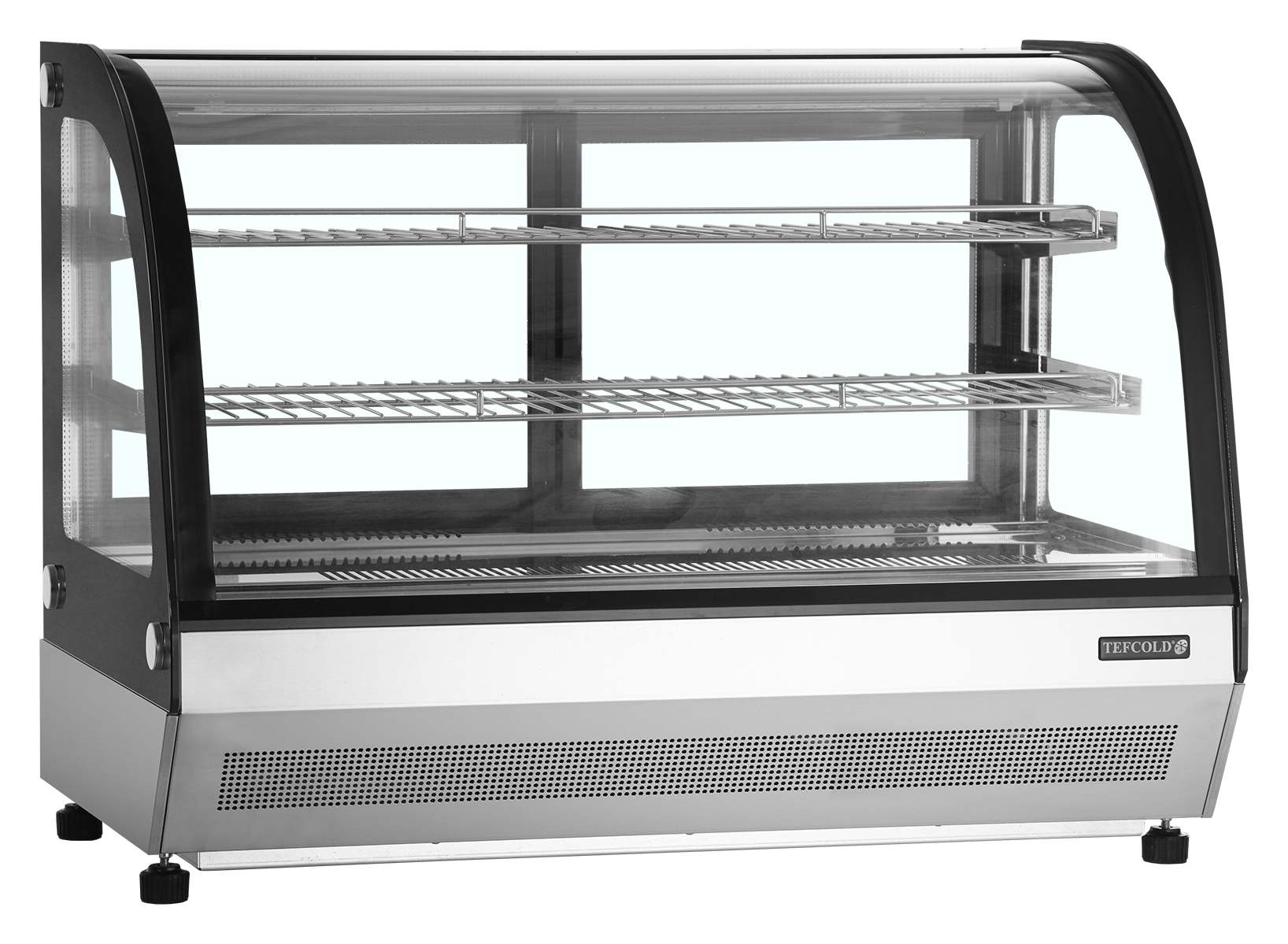 Armoire réfrigérée professionnelle 2 portes vitrées coulissantes inox 78 litres - LCT900C/BLACK - Tefcold