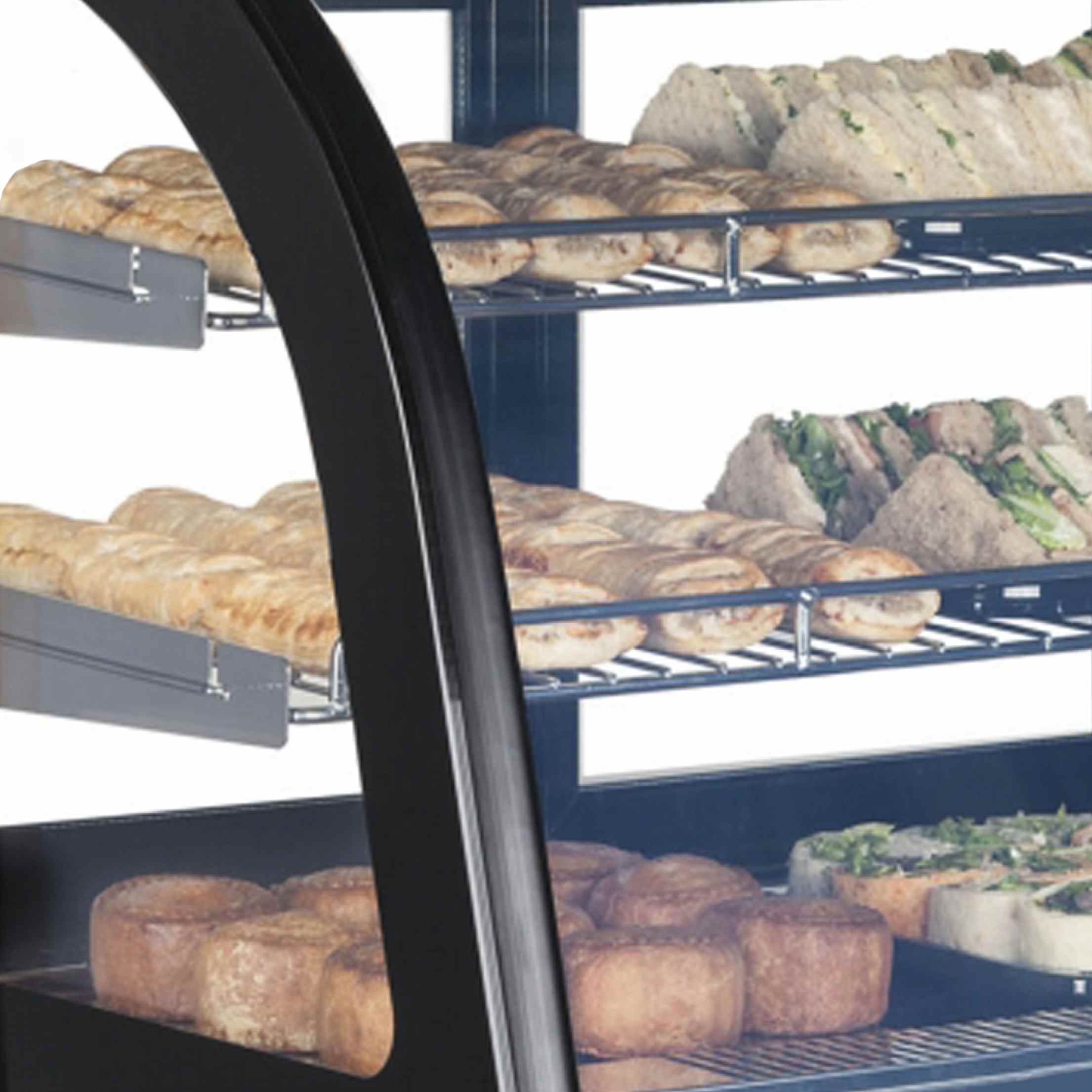 Armoire réfrigérée professionnelle 2 portes vitrées coulissantes inox 78 litres - LCT900C/BLACK - Tefcold en cuisine professionnelle