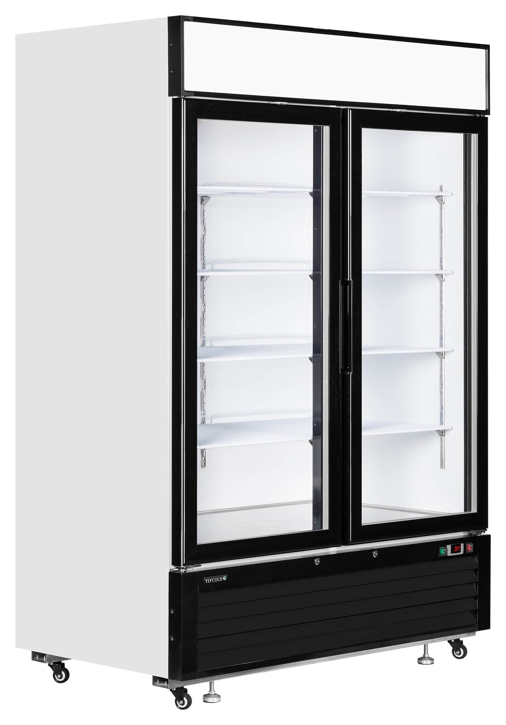 Vitrine professionnelle froid positive avec canopy LED à fermeture automatique - LGC5000 - Tefcold