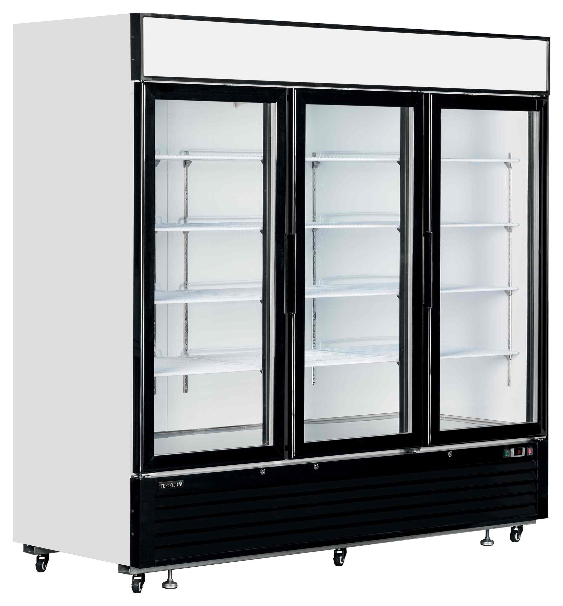 Vitrine réfrigérée positive avec canopée LED automatiques, volume net 1436 L - LGC7500 - Tefcold