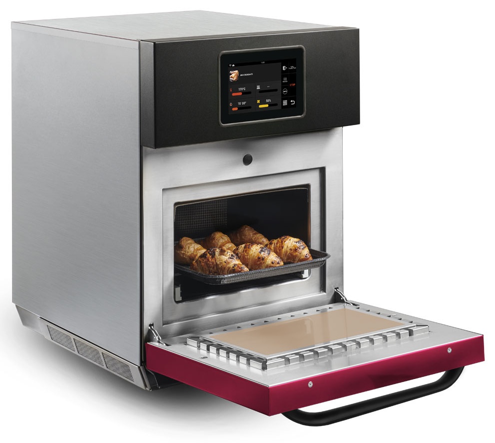 Four professionnel ultrarapide bordeaux commandes tactiles 7 pouces volume 17,8 litres - LKS/3M - Diamond en cuisine professionnelle