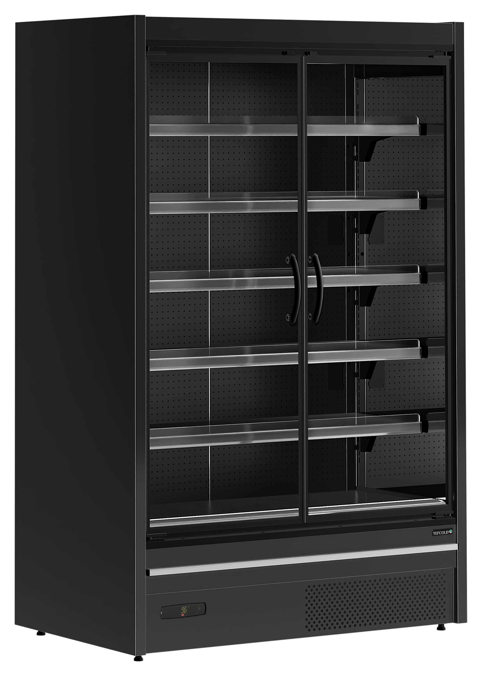Vitrine combinable réfrigérée positive très profondes et éclairage LED vertical - MDCB1250HB - Tefcold