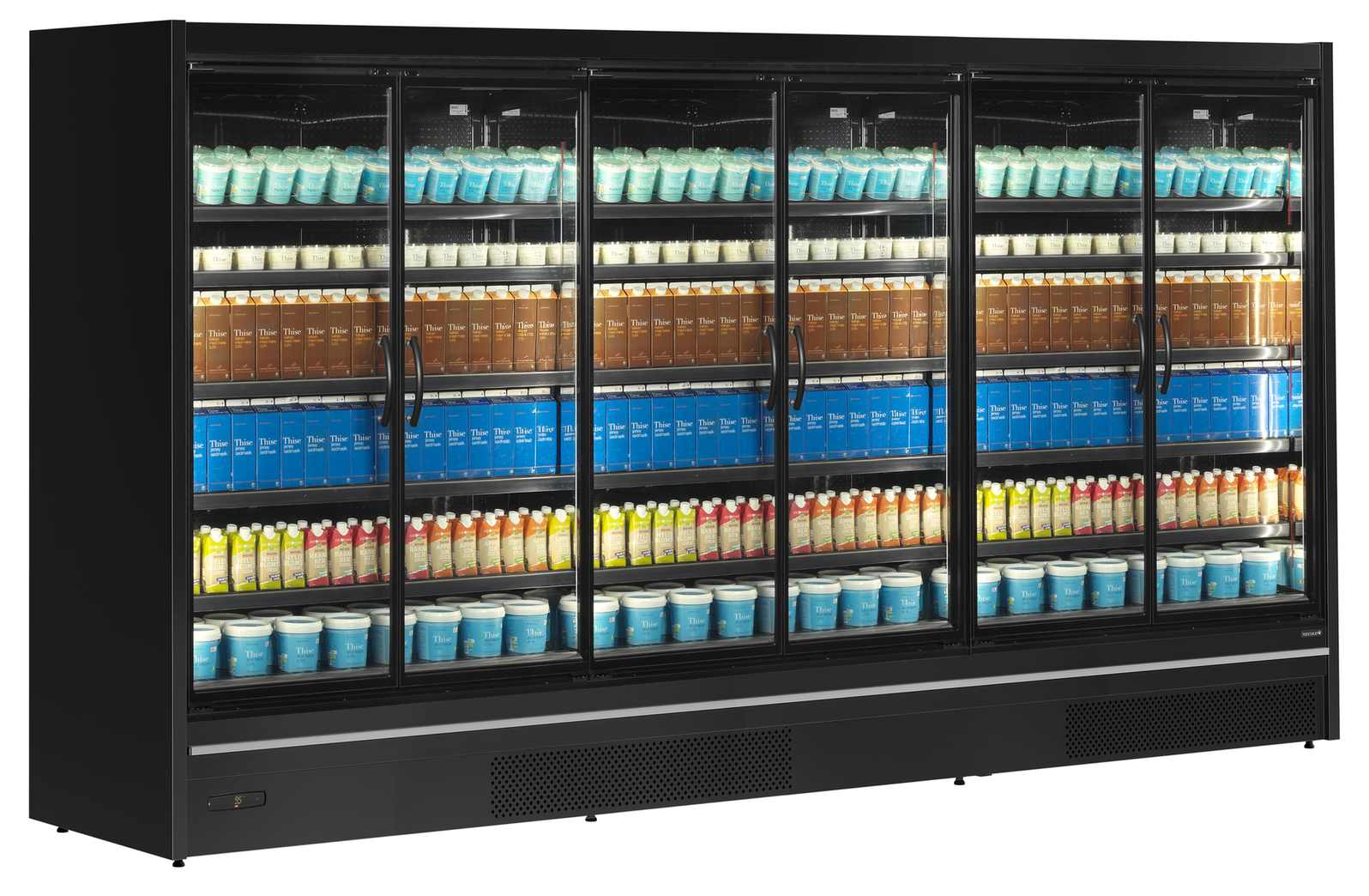 Vitrine combinable réfrigérée profondes réglables, volume net 3285 l, température positive - MDCB3750HB - Tefcold en cuisine professionnelle