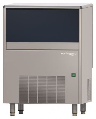 Machine à glaçons professionnelle creux avec réserve 25 kg production 83 kg/24 h - MGECF80A-2 - Eurfrigor