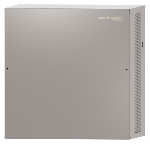 Machine à glaçons plats professionnelle condenseur à air sans réserve système à évaporateur vertical 200 kg/24h monophasé - MGEFM200A - Eurfrigor