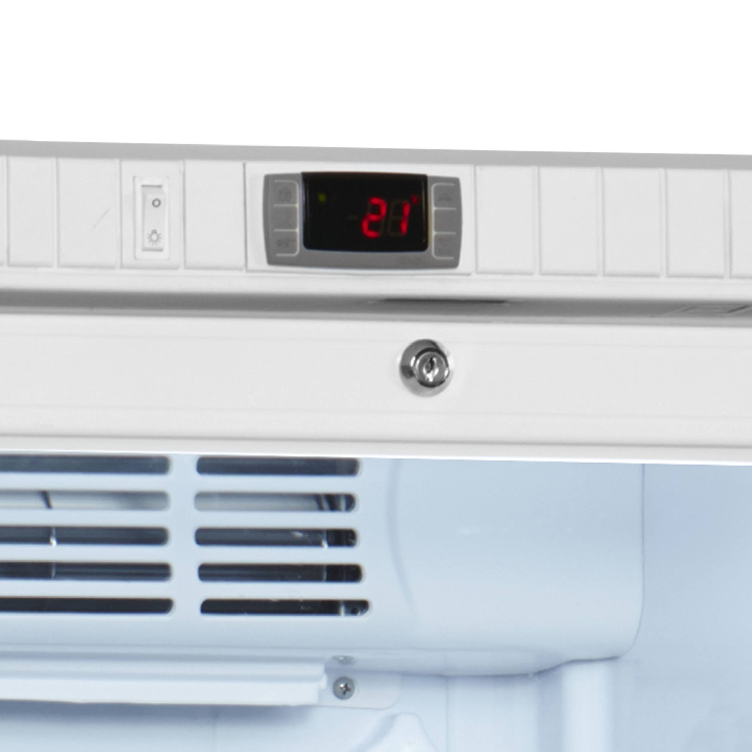 Armoire réfrigérée professionnelle 1 porte vitrée Blanche 260 l - MSU300 - Tefcold en cuisine professionnelle
