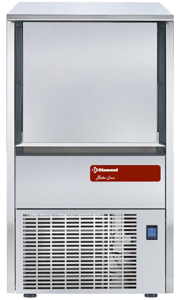 Machine à glaçons professionnelle creux 20 g réserve 12 kg production 31 kg/24h - MXP-35A/R2 - Diamond