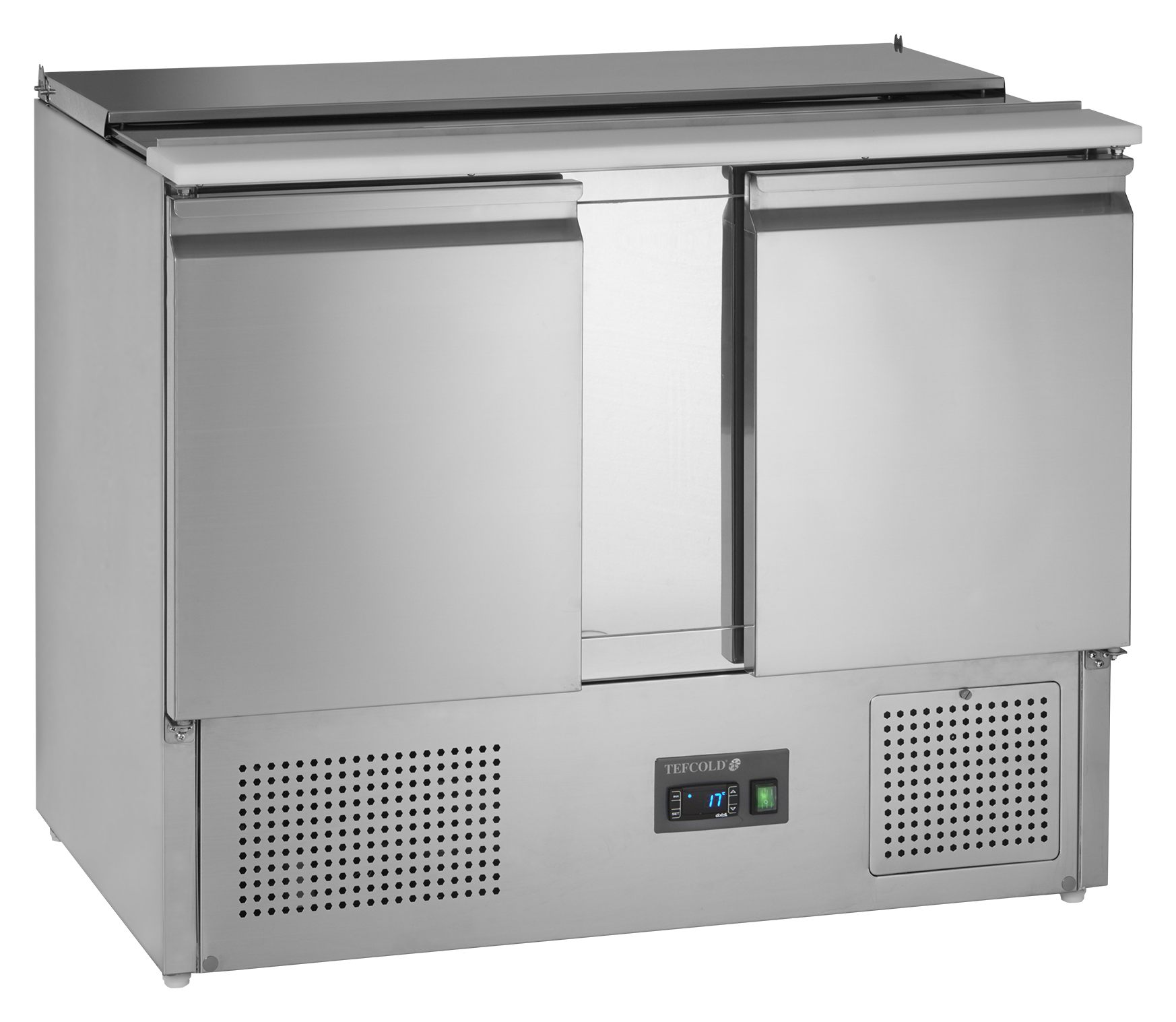 Cellule de refroidissement professionnelle 2 portes pleines 240 l positive - SA1045 - Tefcold