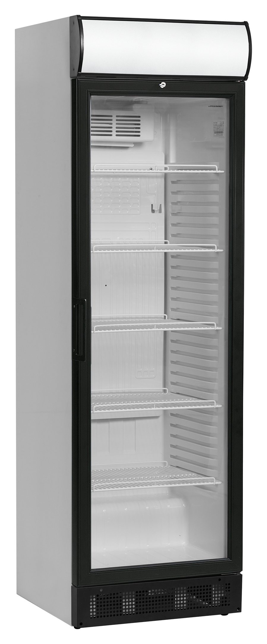 Cellier professionnelle 1 porte vitrée blanche capacité 347 litres positive - SCU1375CP - Tefcold