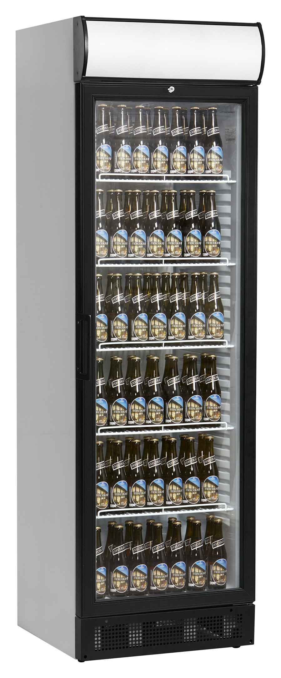 Cellier professionnelle 1 porte vitrée blanche capacité 347 litres positive - SCU1375CP - Tefcold en cuisine professionnelle