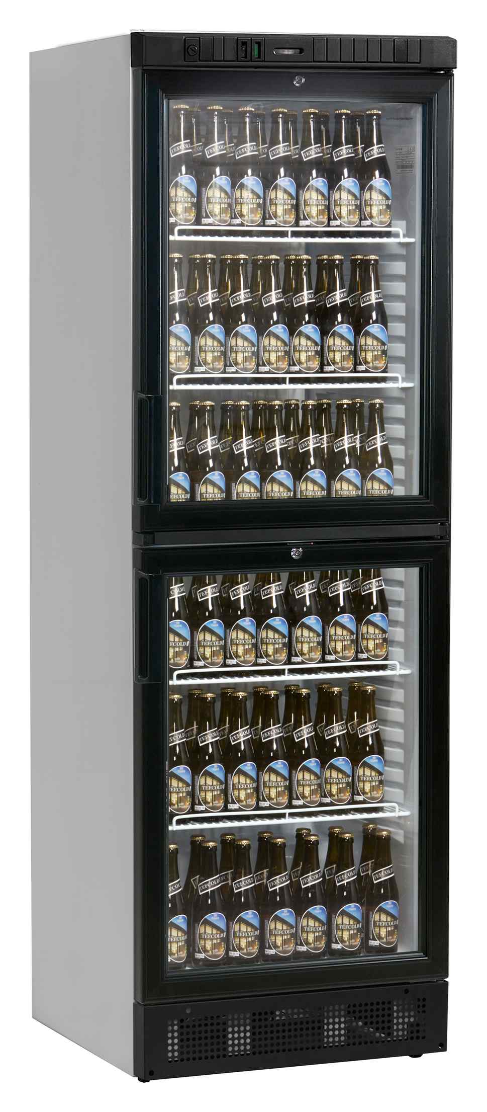 Équipement professionnel 2 portes vitrées Blanc positif - SCU2375 - Tefcold en cuisine professionnelle
