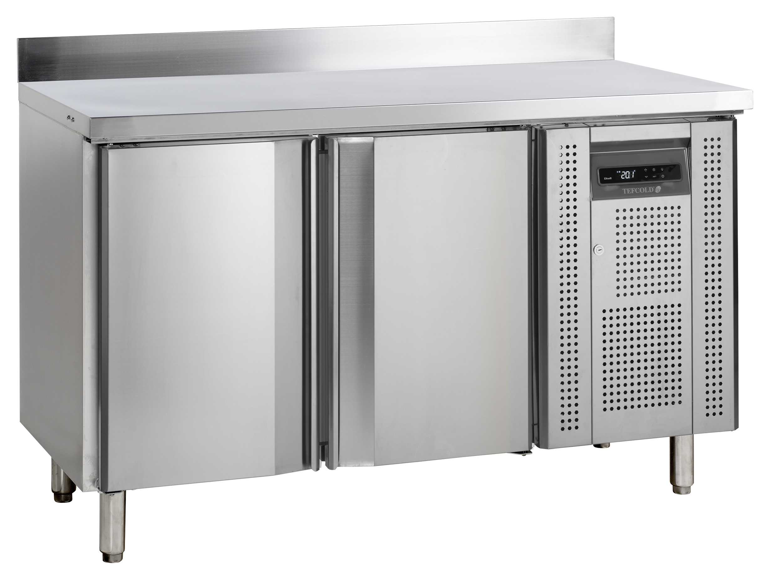Congélateur professionnel négatif 2 portes avec dosseret 230 L - SK6210BT/+ SP - Tefcold