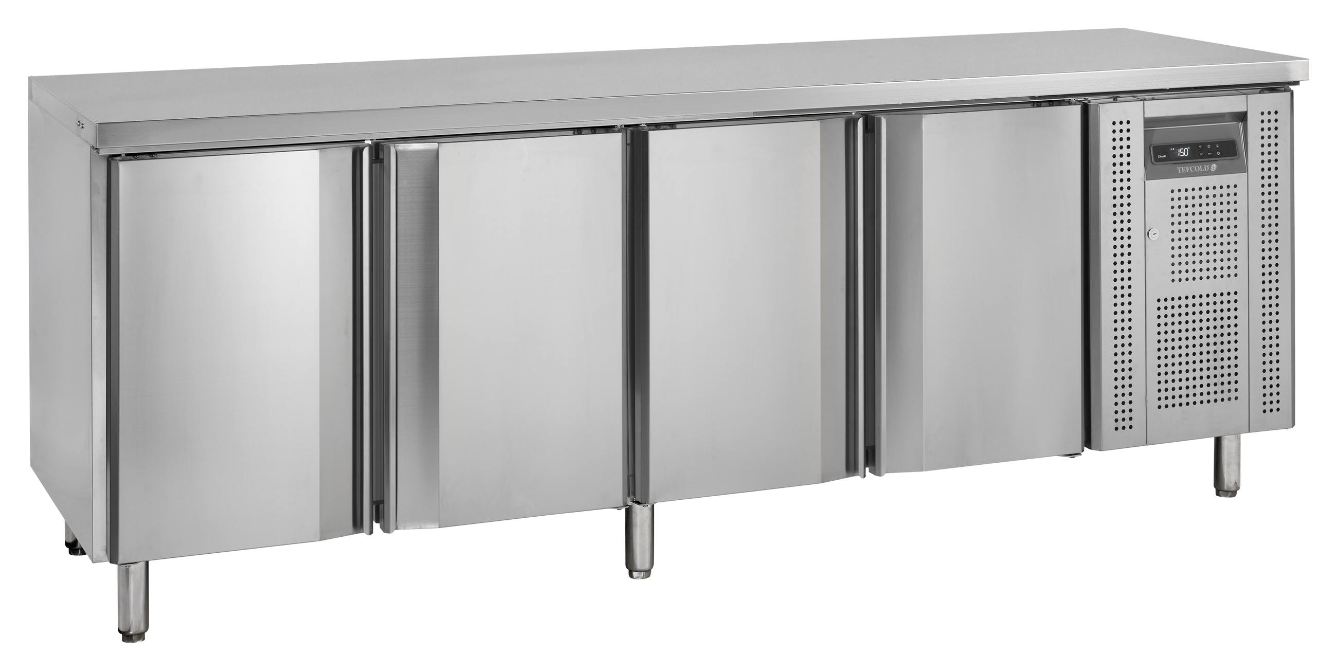 Armoire réfrigérée professionnelle 4 portes positive et négative 460 l - SK6410 - Tefcold