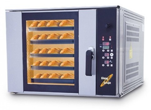 Four ventilé professionnel triphasé 5 niveaux commande digitale - SM805E - Sinmag