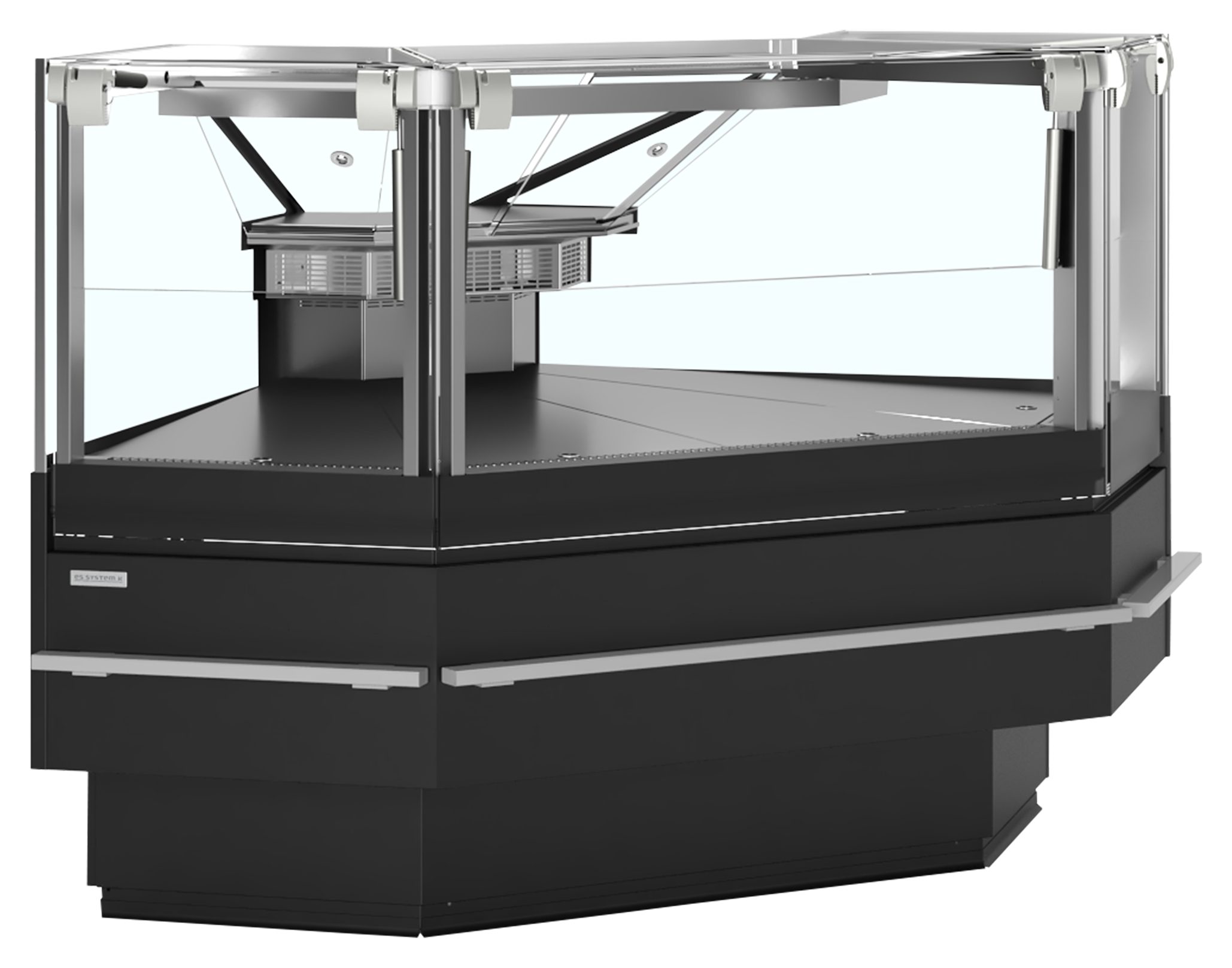 Module de coin professionnel réfrigéré 155 L avec façade vitrée anti-buée - SOCA90EXTB - Tefcold