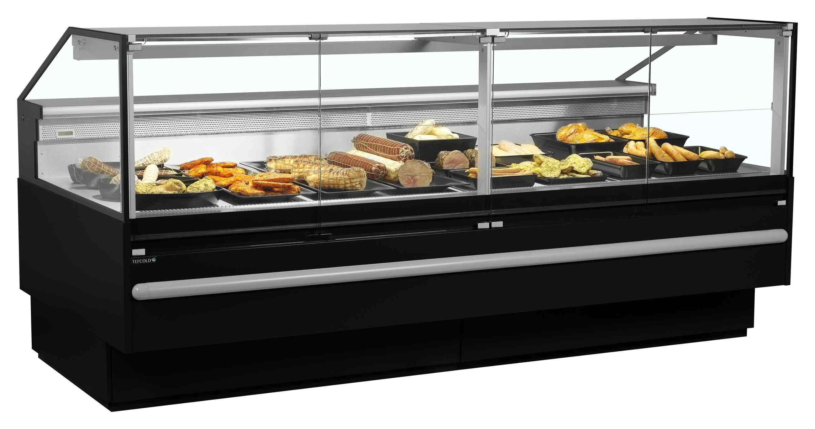 Vitrine de service ventilée professionnelle volume net 627 L surface de présentation 2,29 m² - SOCB25082B - Tefcold en cuisine professionnelle