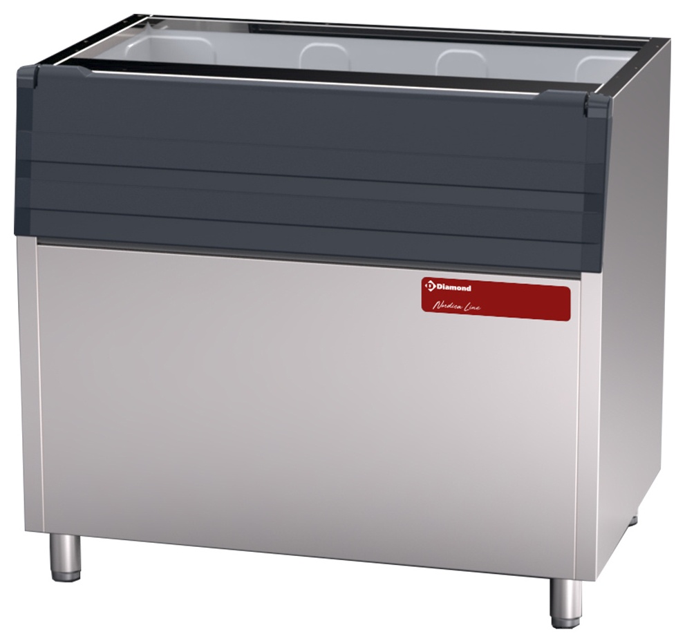 Bac de stockage professionnel 350 kg inox AISI 304 - STORE350/40-62 - Diamond