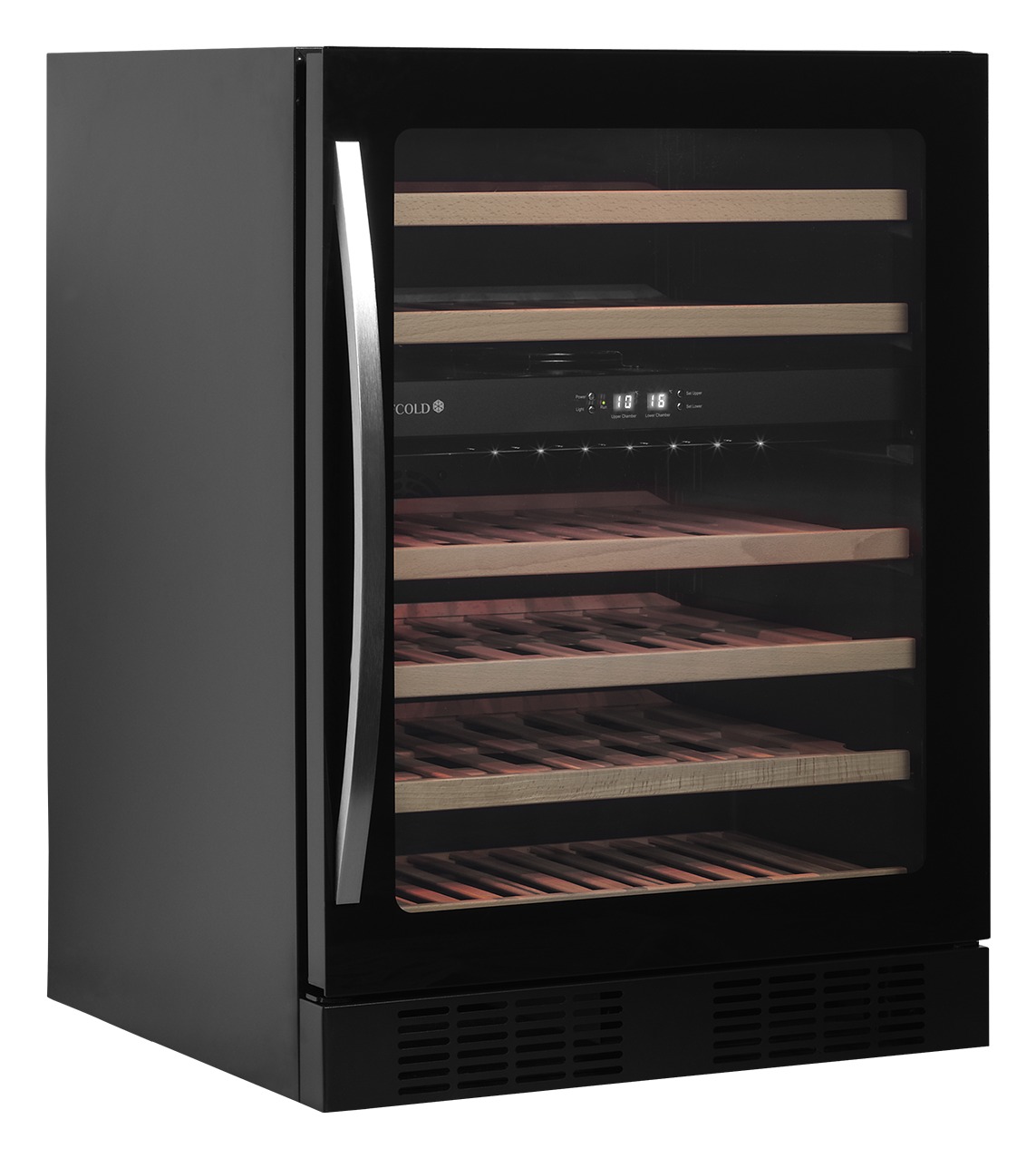 Cave à vin professionnelle 1 porte vitrée positive capacité 131 L en bois - TFW200-2F - Tefcold