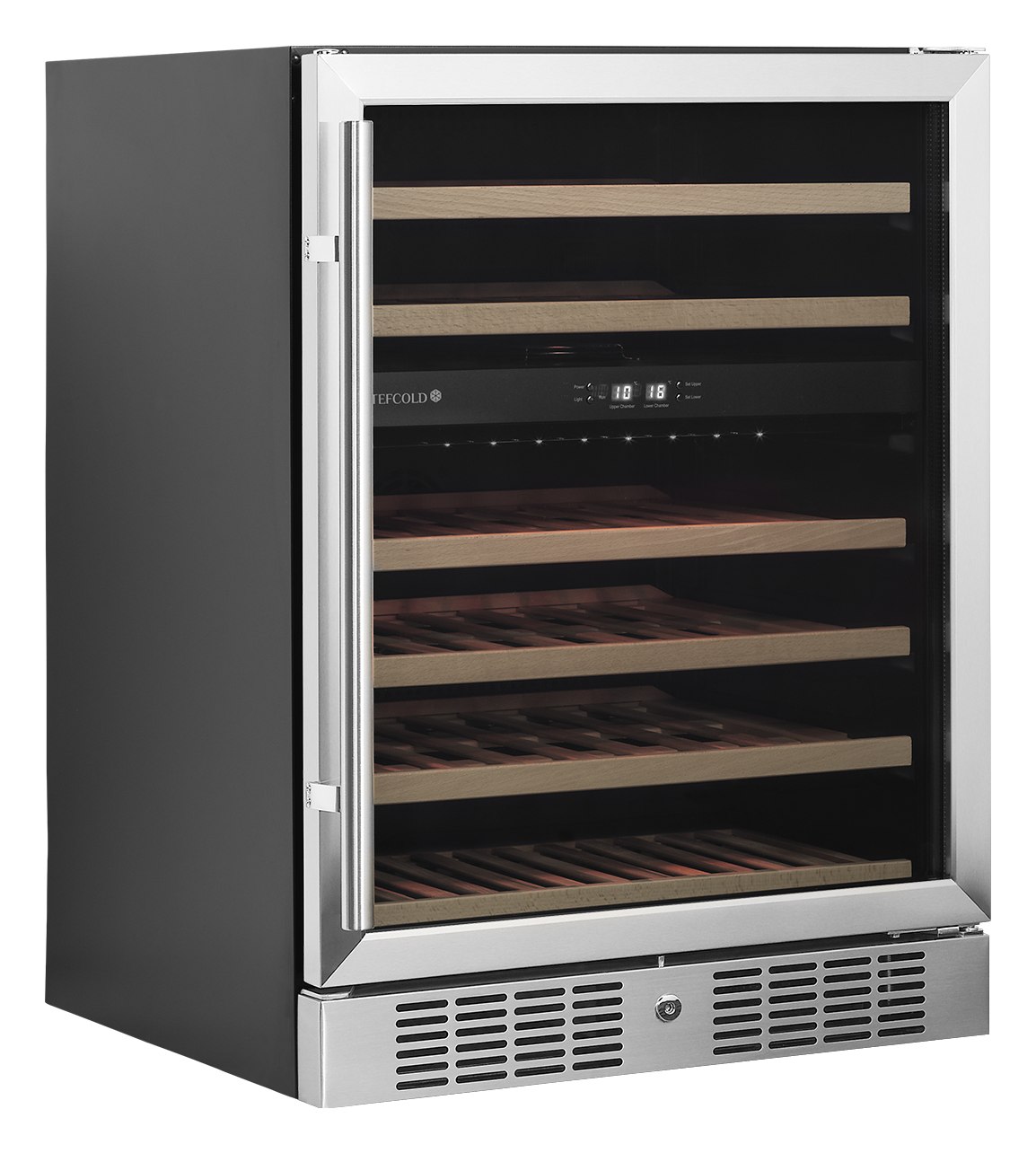 Cave à vin professionnelle 1 porte vitrée positive 131 L - TFW200-2S - Tefcold