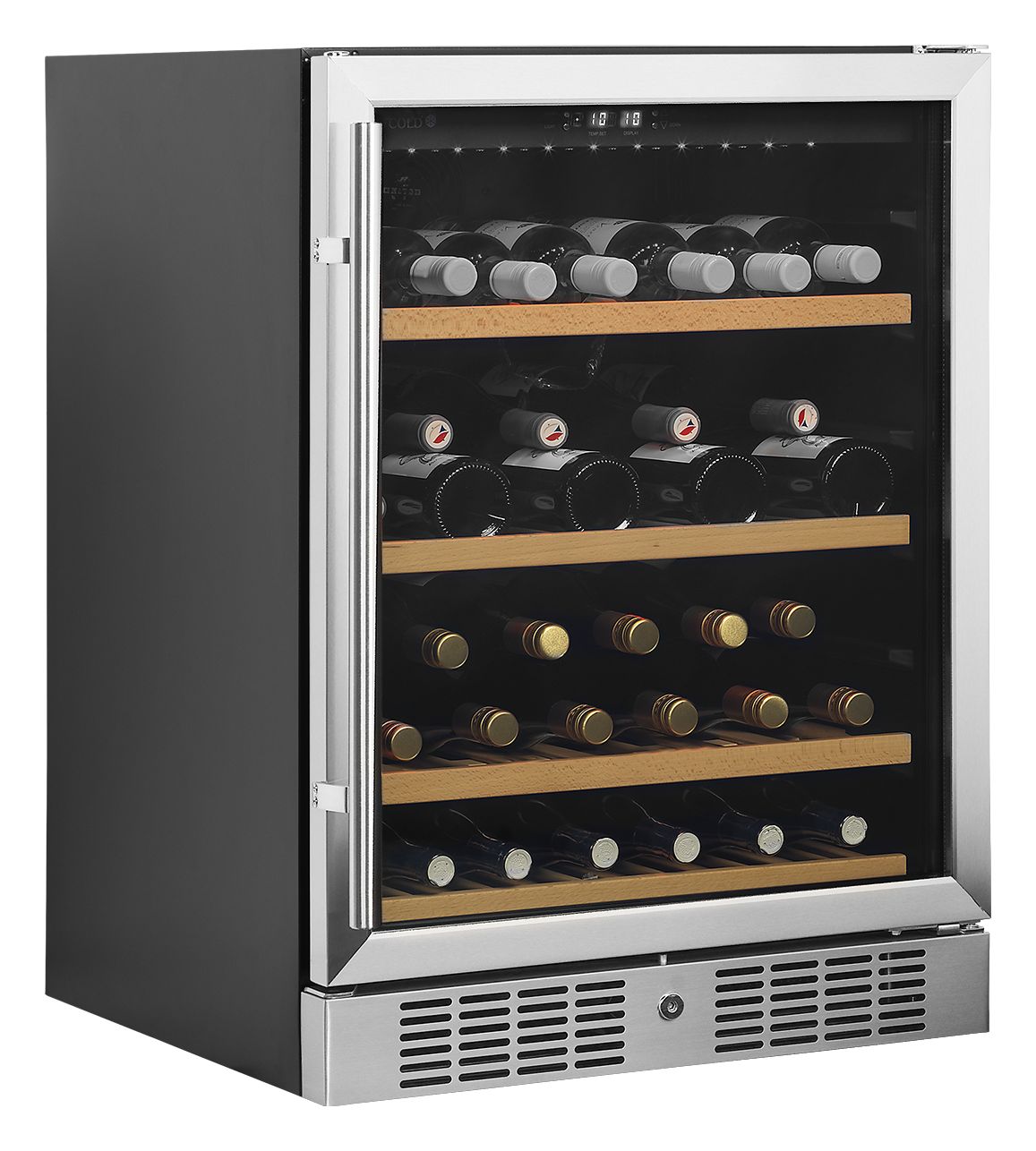Cave à vin professionnelle 1 porte vitrée positive 141 L - TFW200-S - Tefcold en cuisine professionnelle