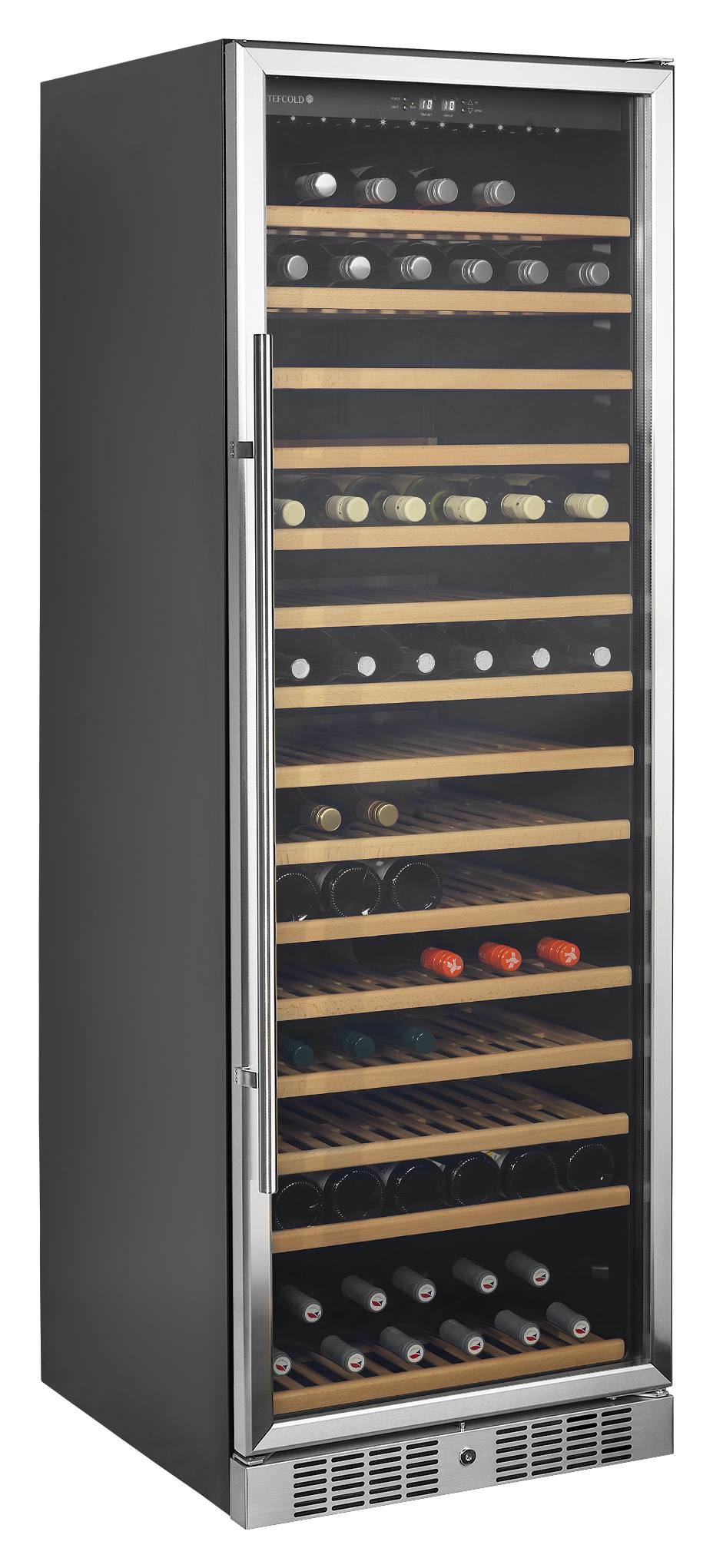 Cave à vin professionnelle 1 porte vitrée 350 L positive - TFW400-S - Tefcold en cuisine professionnelle