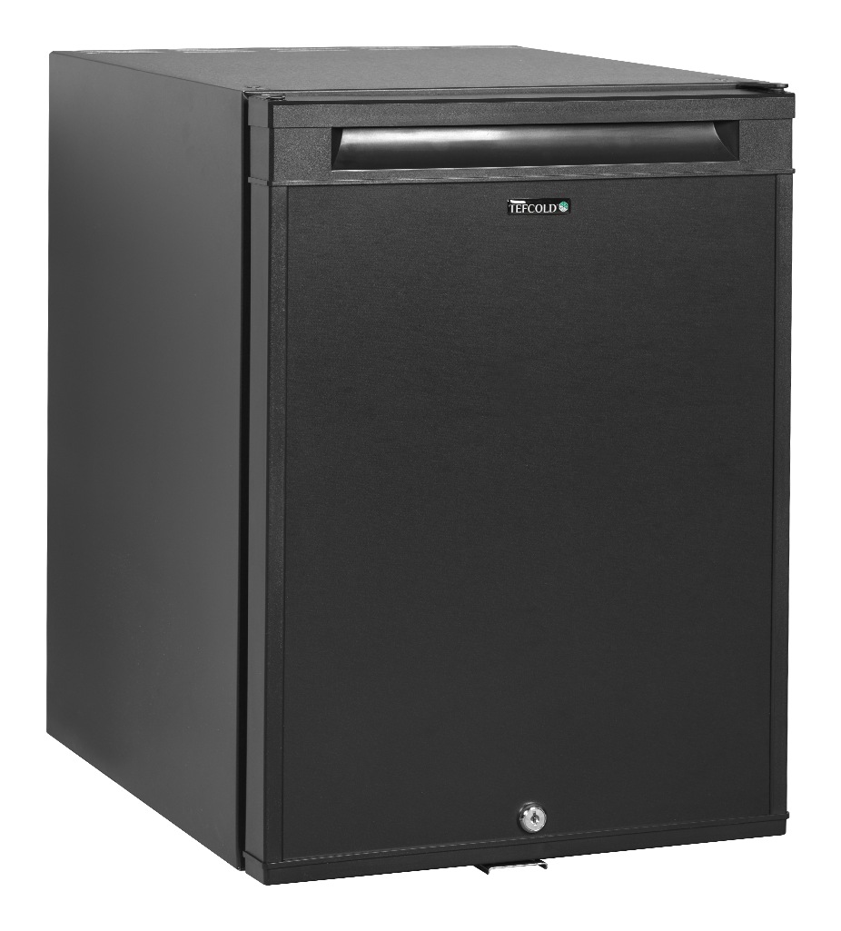 Minibar réfrigérateur professionnel noir 1 porte pleine positif 34 litres - TM45C - Tefcold