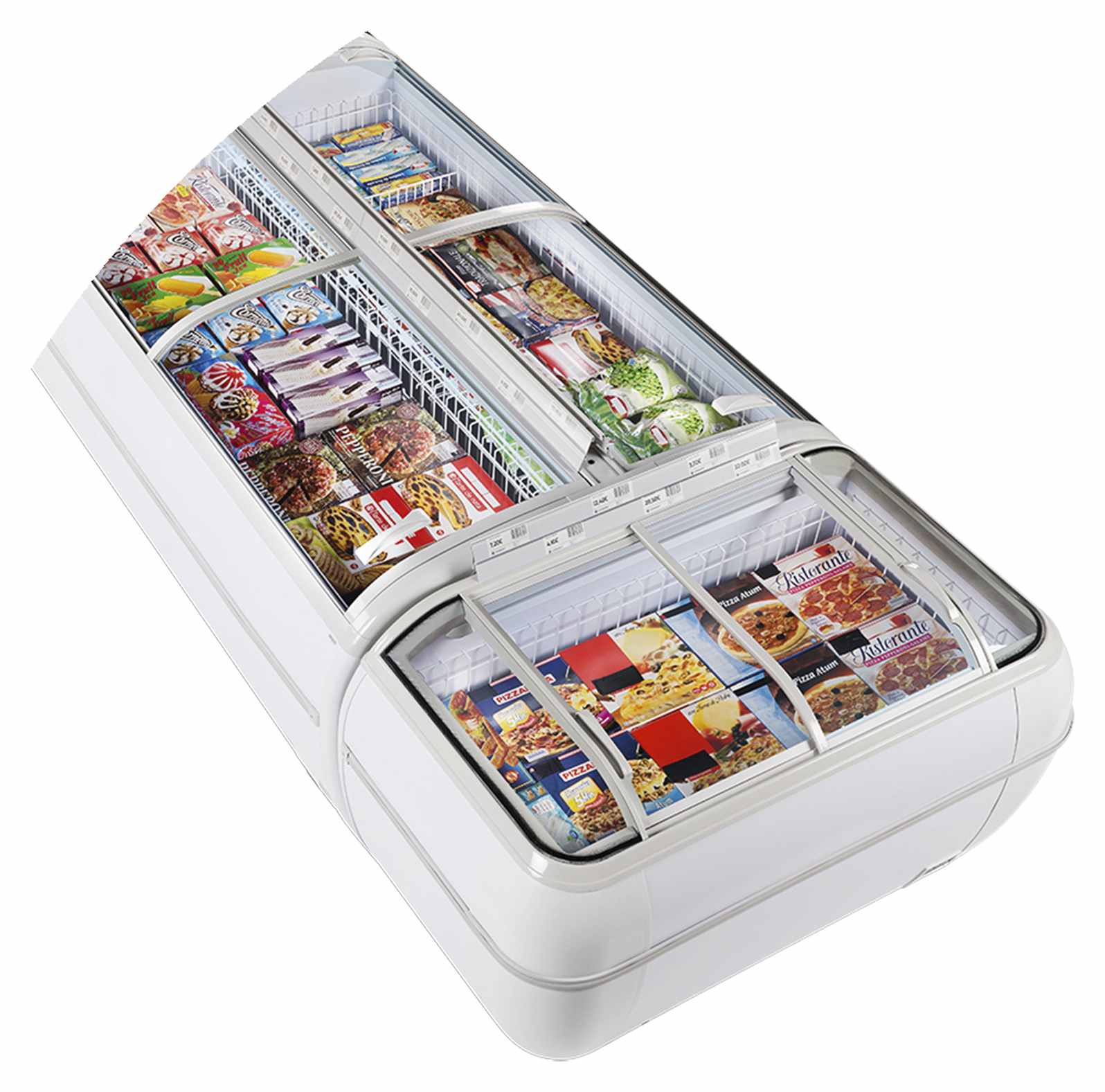 Congélateur coffre professionnel à couvercle basculant capacité 1255 litres - TWIN 220B-CF - Tefcold en cuisine professionnelle
