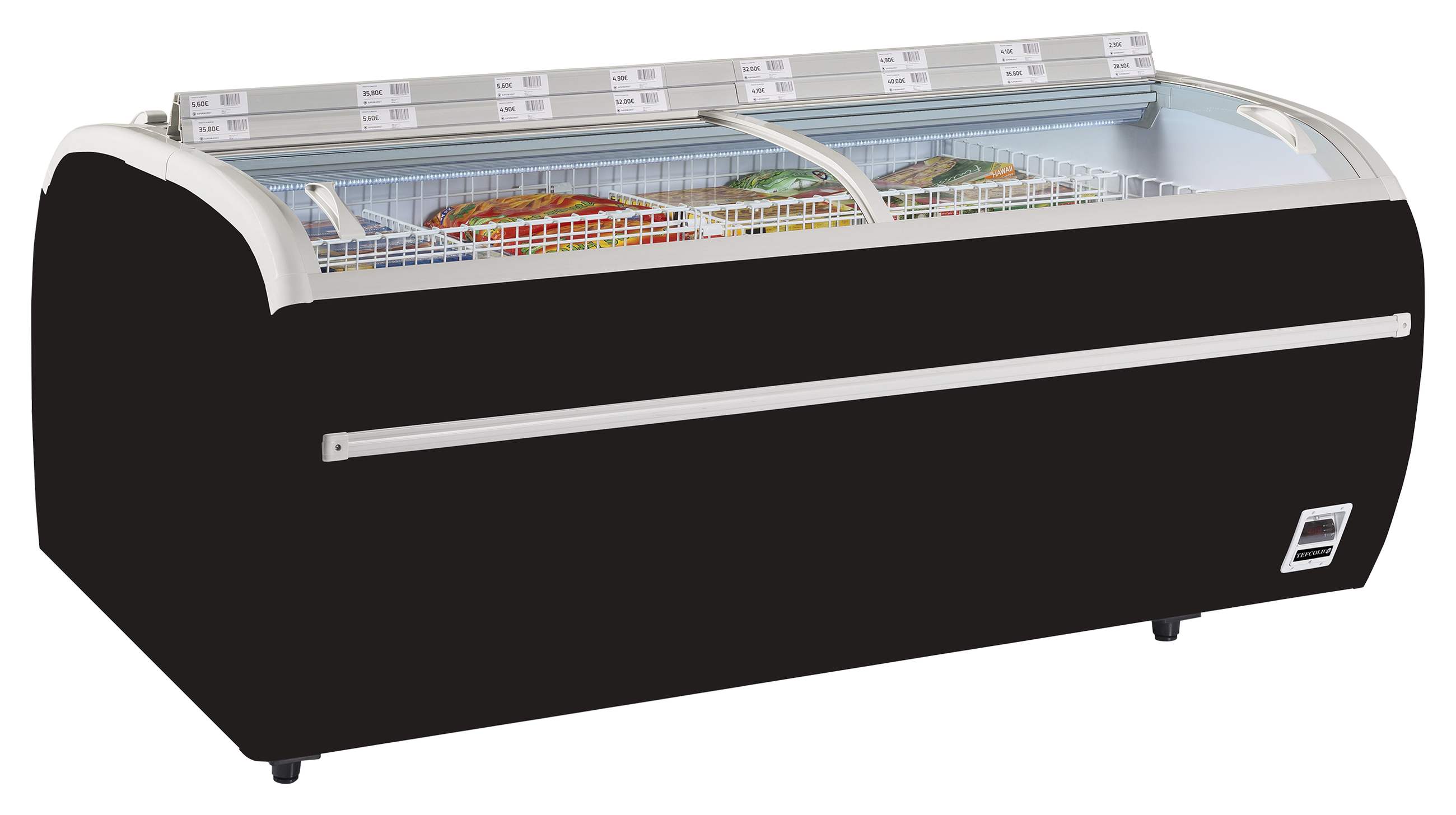 Congélateur professionnel à couvercle, capacité 1255 l - TWIN 220B-F - Tefcold