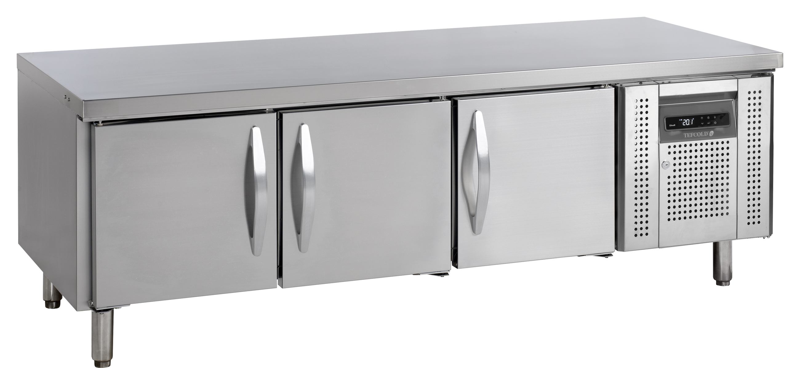 Cellule de refroidissement professionnelle 3 portes 262 litres positive - UC5310 - Tefcold