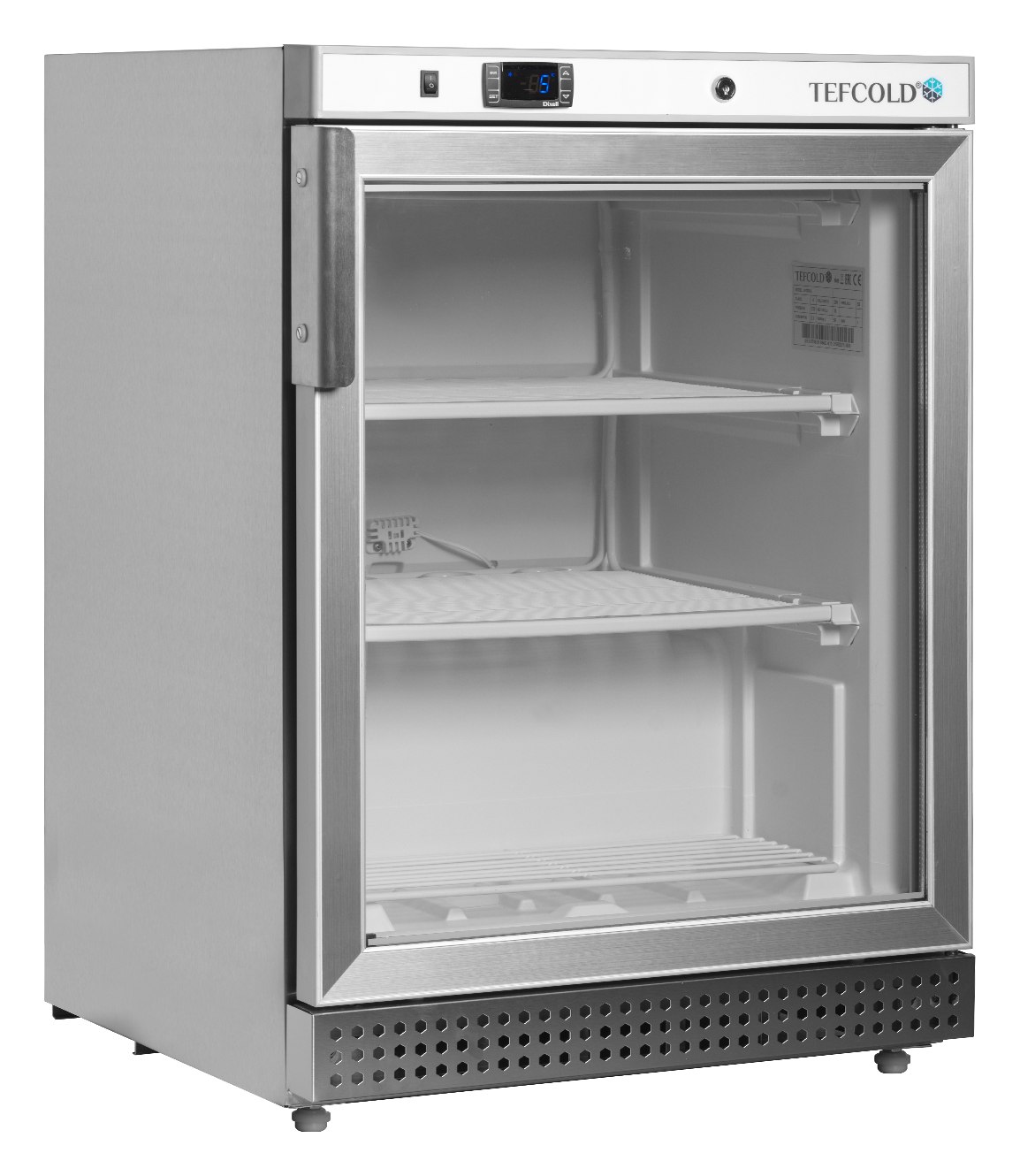 Congélateur coffre professionnel 1 porte vitrée Blanc 120 L - UF200SG - Tefcold
