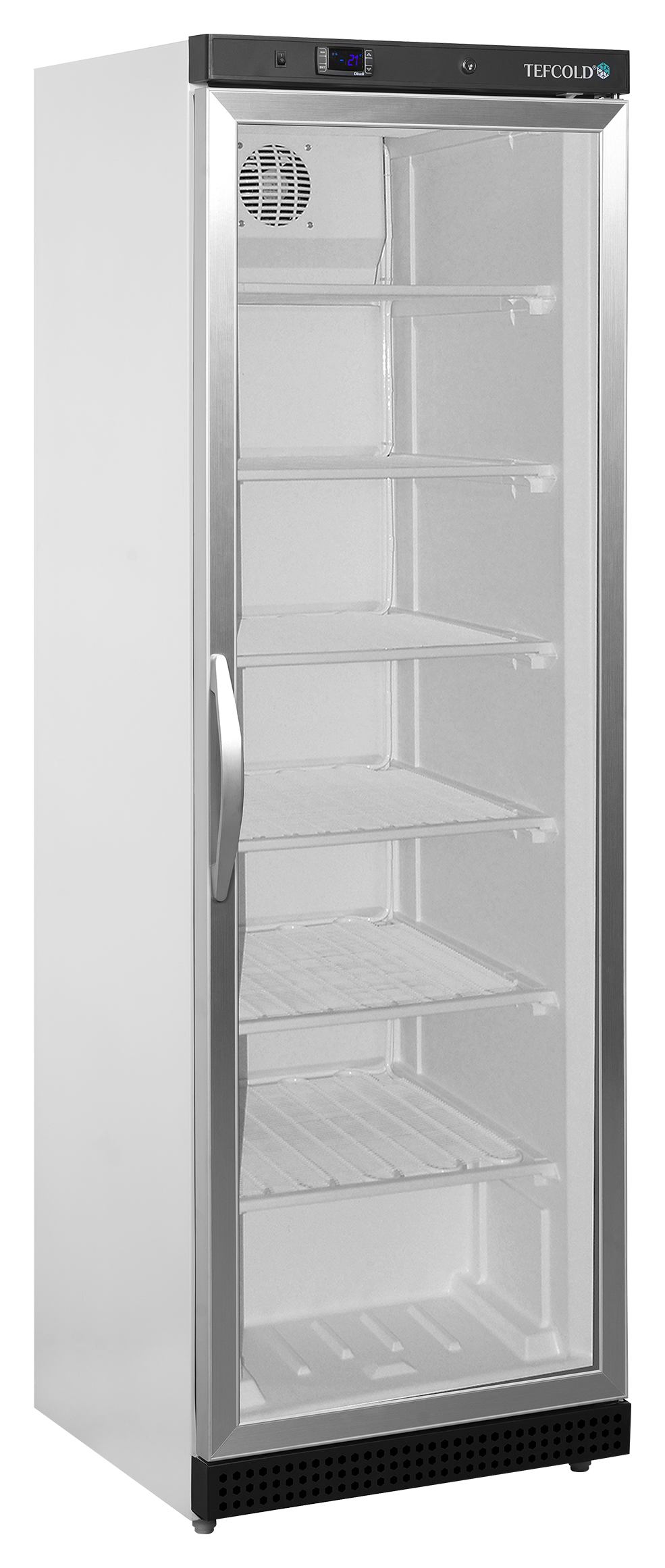 Congélateur professionnel 1 porte vitrée Blanc - UF400G - Tefcold