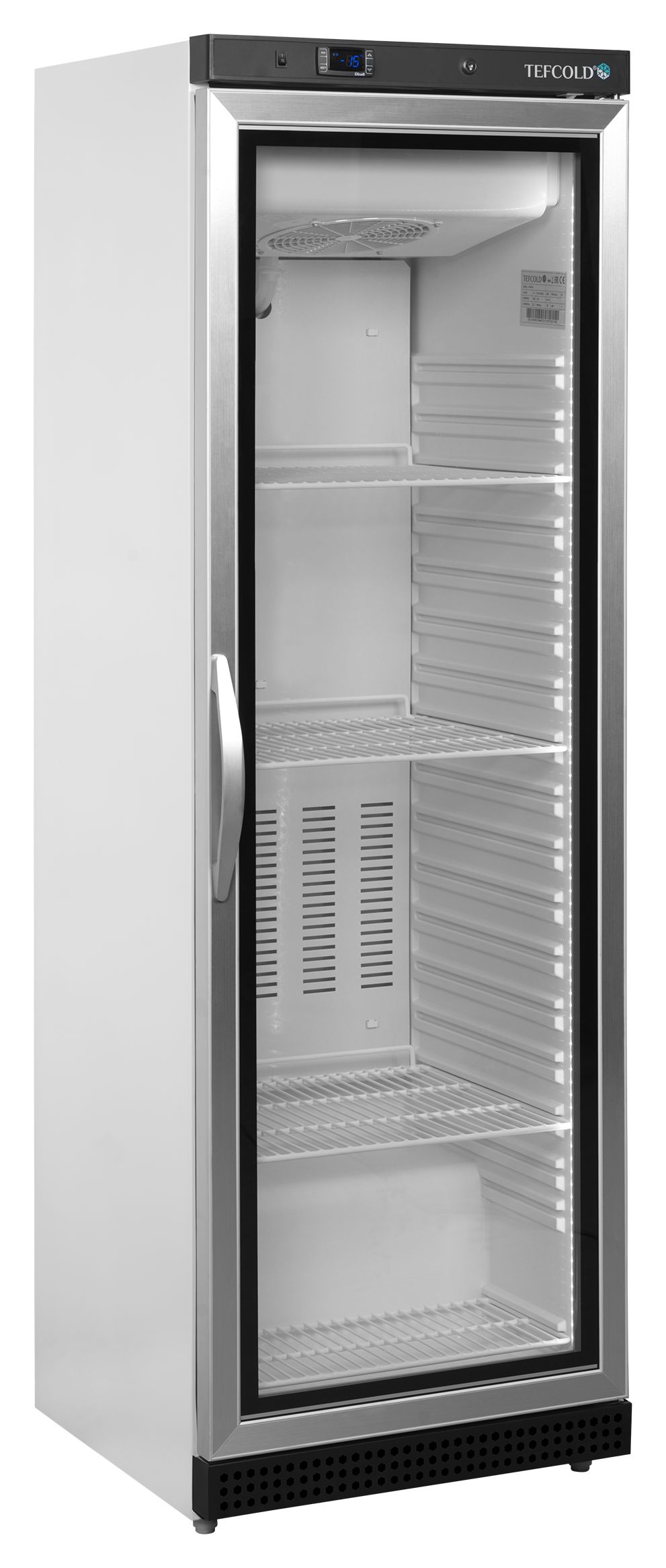Congélateur coffre professionnel 1 porte vitrée Blanc 340 L - UF400VG - Tefcold