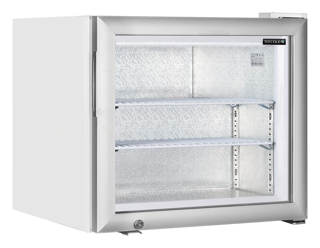 Congélateur professionnel blanc 1 porte vitrée négatif 48 litres - UF50G - Tefcold