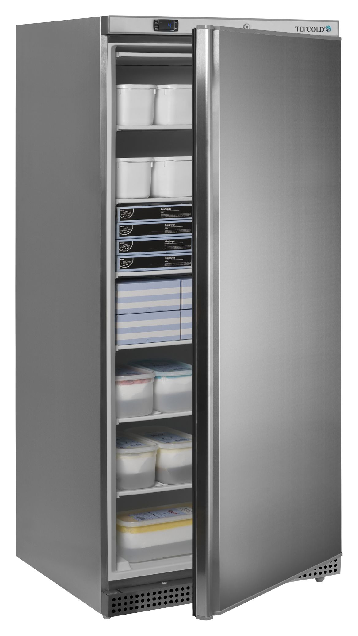 Congélateur coffre professionnel 1 porte pleine 420 L - UF550S - Tefcold en cuisine professionnelle