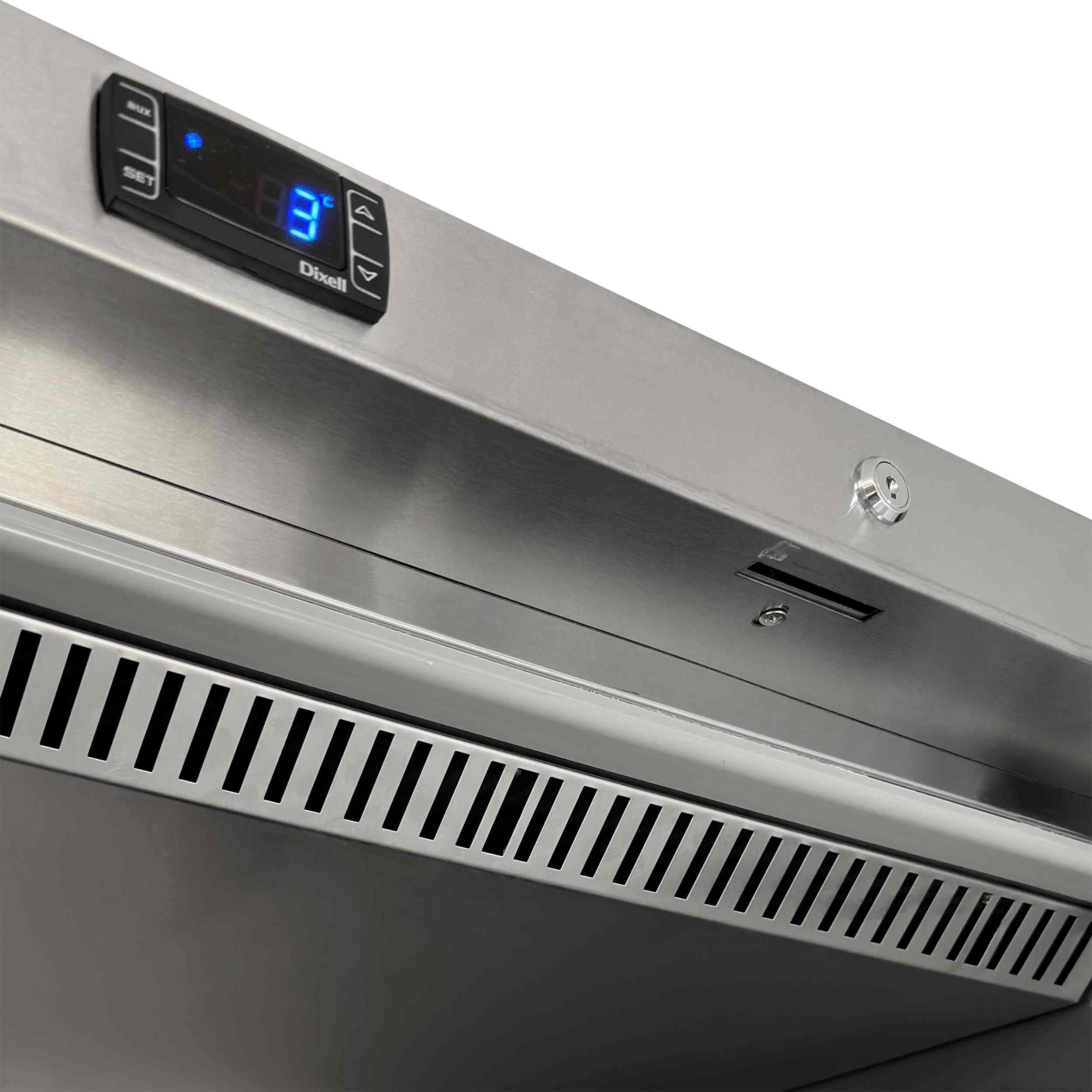 Réfrigérateur professionnel positif 570 L 1 porte inox - UR600SS - Tefcold en cuisine professionnelle