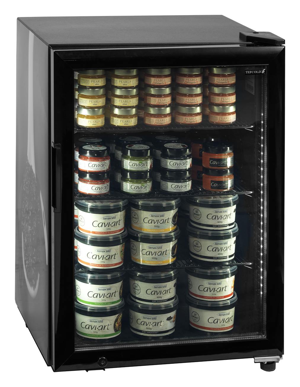 Congélateur professionnel 1 porte vitrée noir capacité 81 litres - UR90G-SUB ZERO - Tefcold en cuisine professionnelle